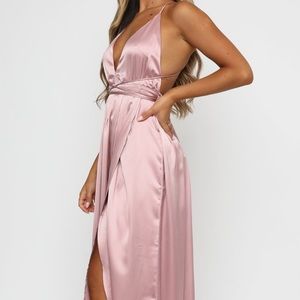 Pink maxi dress